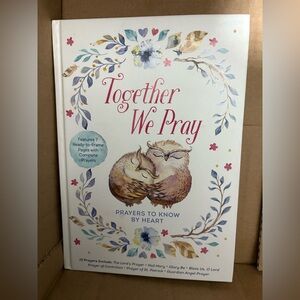 Floral Cream 'Together We Pray' Book
